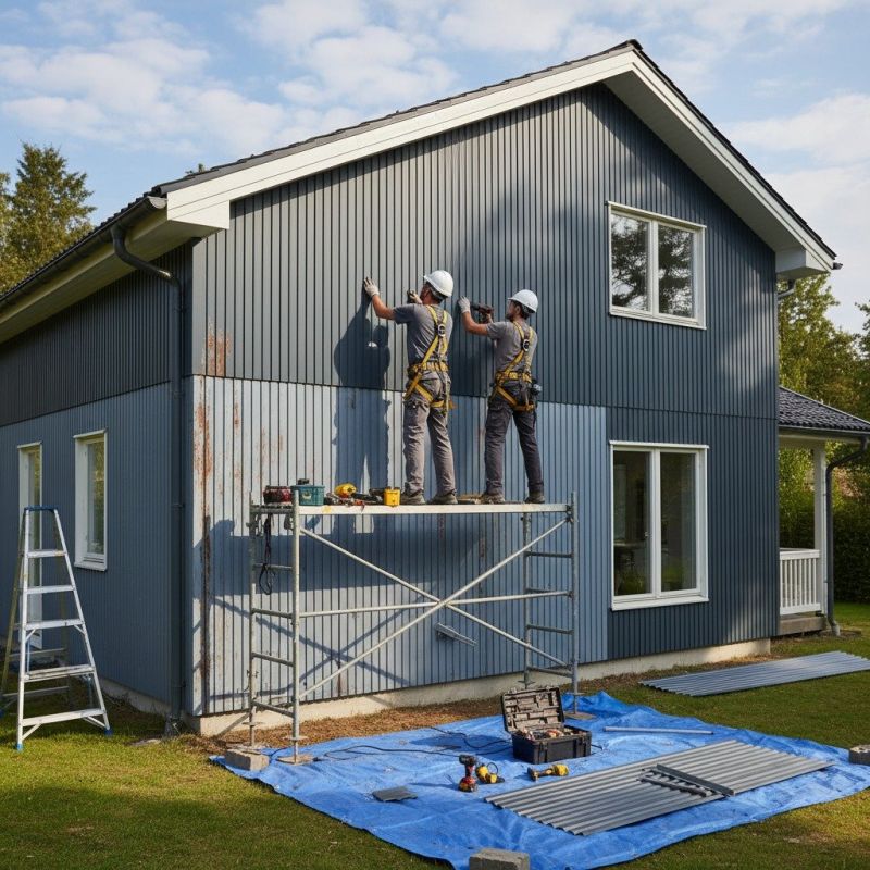 Tin Siding Repair